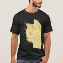 Vild katt Black T-Shirt