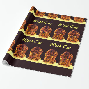 VILD KATT KITTEN PRESENTPAPPER