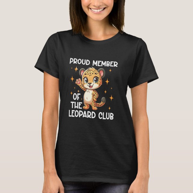 Vild katt vilda djur leopard Sahara T Shirt (Framsida)