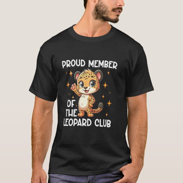 Vild Katt Vilda Djur Leopard Sahara T Shirt (Framsida)