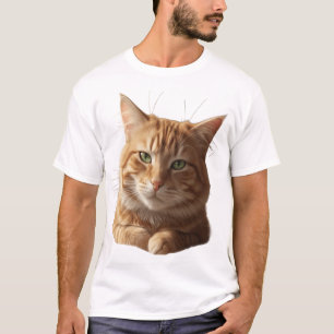 Vild kattansikte t-shirt – Modig & Lekfull