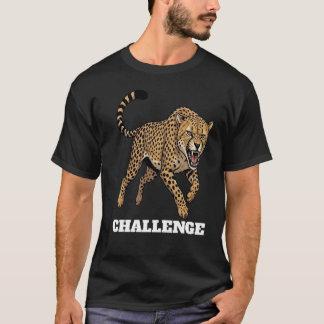 Vild Kattdjur Utmaning Sport Maskot T-Shirt