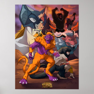 vild Kedamono-grupp poster