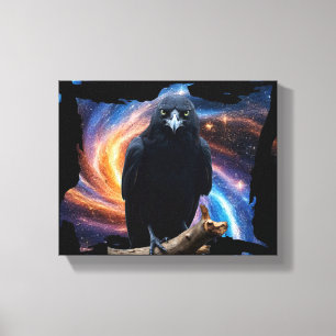 Vild Kråka-Raven Canvas Wall Art
