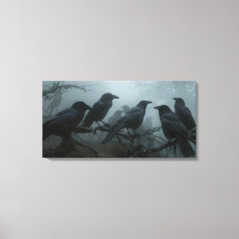 Vild Kråka-Raven Canvas Wall Art