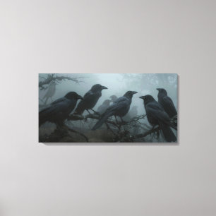 Vild Kråka-Raven Canvas Wall Art