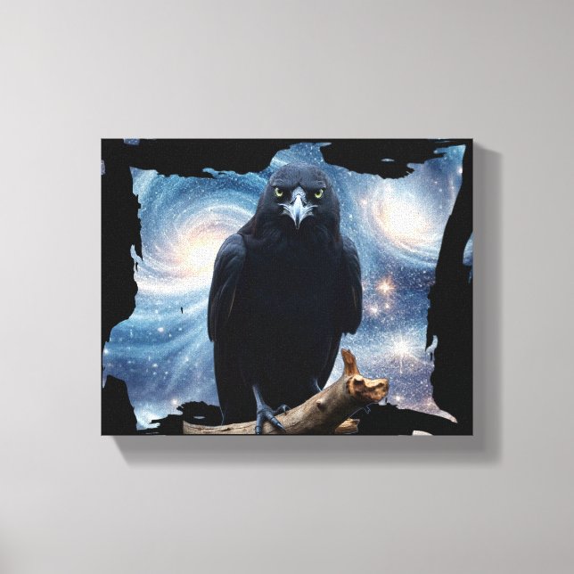 Vild Kråka-Raven Canvas Wall Art (Framsida)