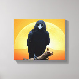 Vild Kråka-Raven Canvas Wall Art