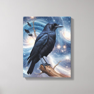 Vild Kråka-Raven Canvas Wall Art