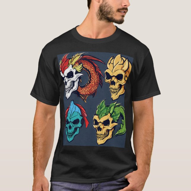 vild kung t shirt (Framsida)