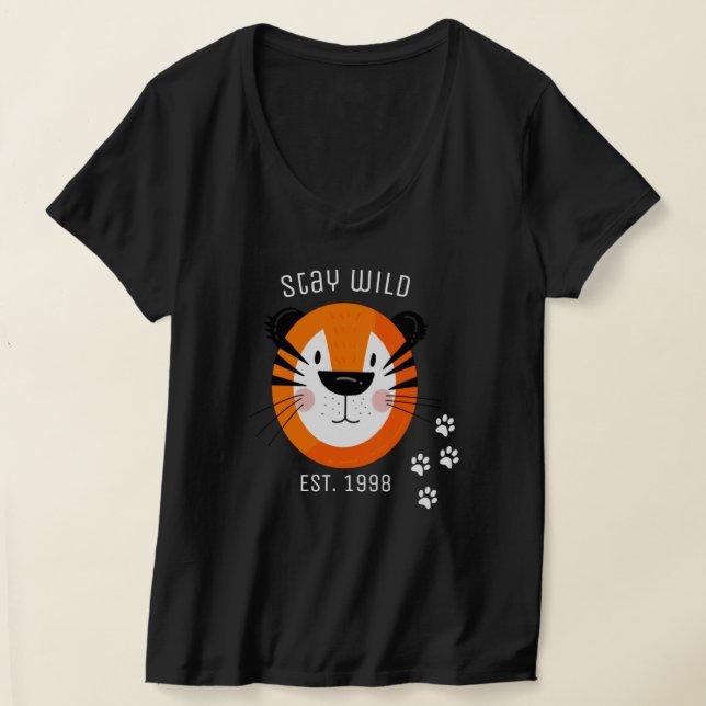 Vild l Est 1998 l Kvinnor i reklamutskrifter av Ad T Shirt (Laydown)