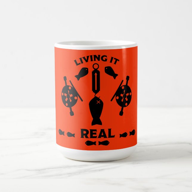 Vild Laxfiske Magisk Mugg (Center)