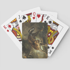 Vild Leopard (av Jean-Baptiste Oudry) Casinokort