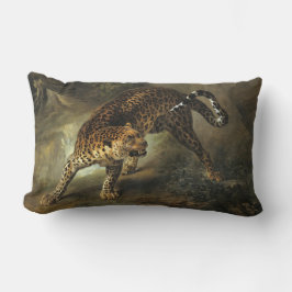 Vild Leopard (av Jean-Baptiste Oudry) Lumbarkudde