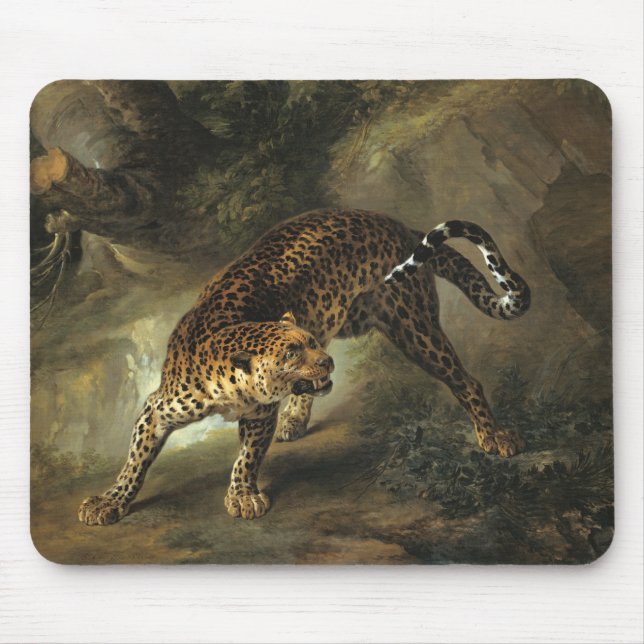 Vild Leopard (av Jean-Baptiste Oudry) Musmatta (Framsidan)