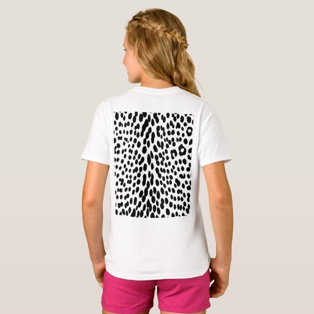Vild Leopard Energi – Djärva Djurtryck Mode T Shirt (Hel baksida)