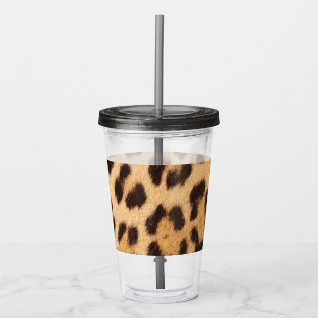 vild leopard för giftig chic take away mugg (Framsida)