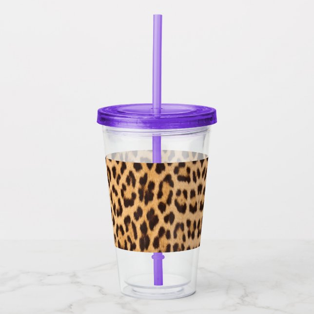 vild leopard för giftig chic take away mugg (Framsida)