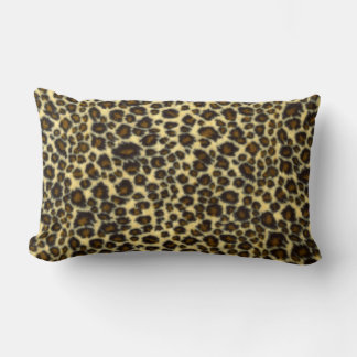 Vild leopardtryck lumbarkudde