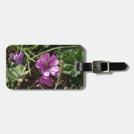 Vild lila geranium bagagebricka