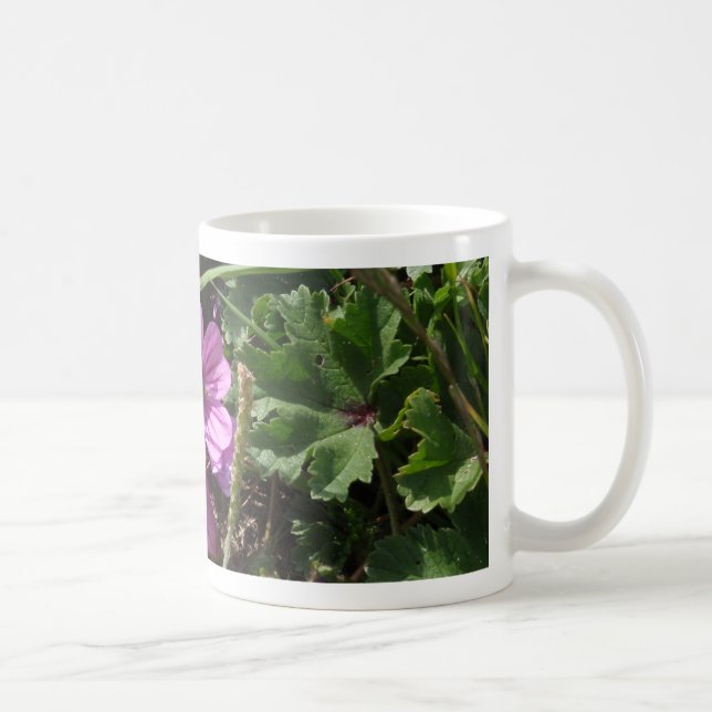 Vild lila näve kaffemugg (Höger)
