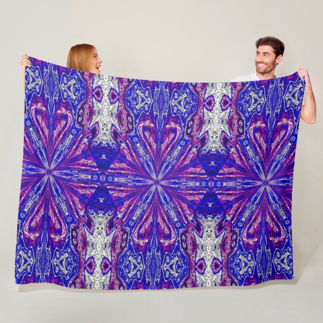 Vild Lilies 10 Fleecefilt (På plats)