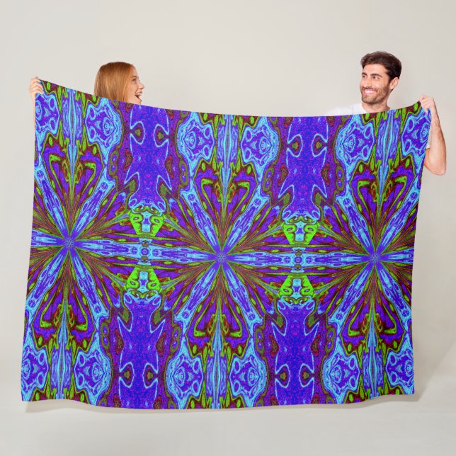 Vild Lilies 1 Fleecefilt (På plats)