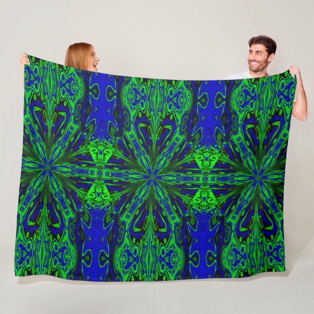 Vild Lilies 5 Fleecefilt (På plats)