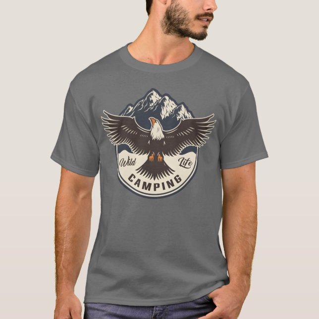VILD LIV CAMPERBÄR Gåva T Shirt (Framsida)