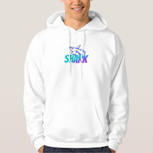 Vild Logo För Haj Med Gradient Djärva Havet Hoodie