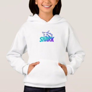 Vild Logo För Haj Med Gradient Djärva Havet T Shirt