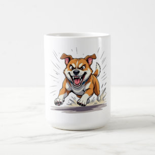 Vild löpande hund – Kraft & Rörelse Illustration Kaffemugg