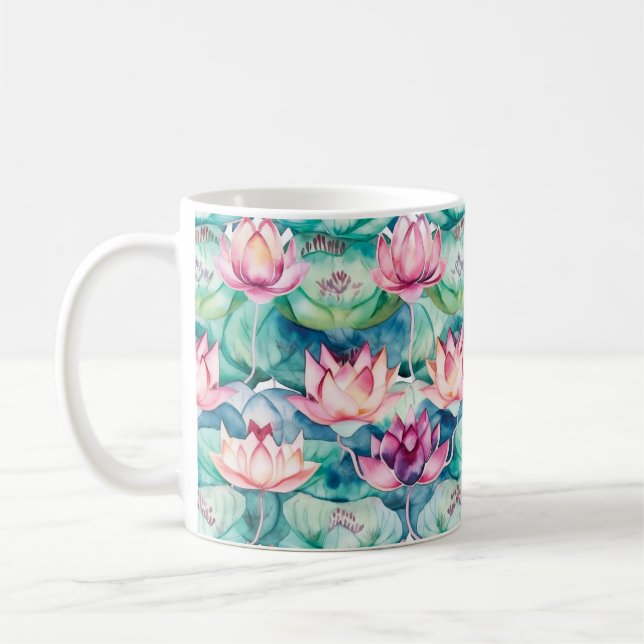 Vild Lotus Kaffemugg (Vänster)