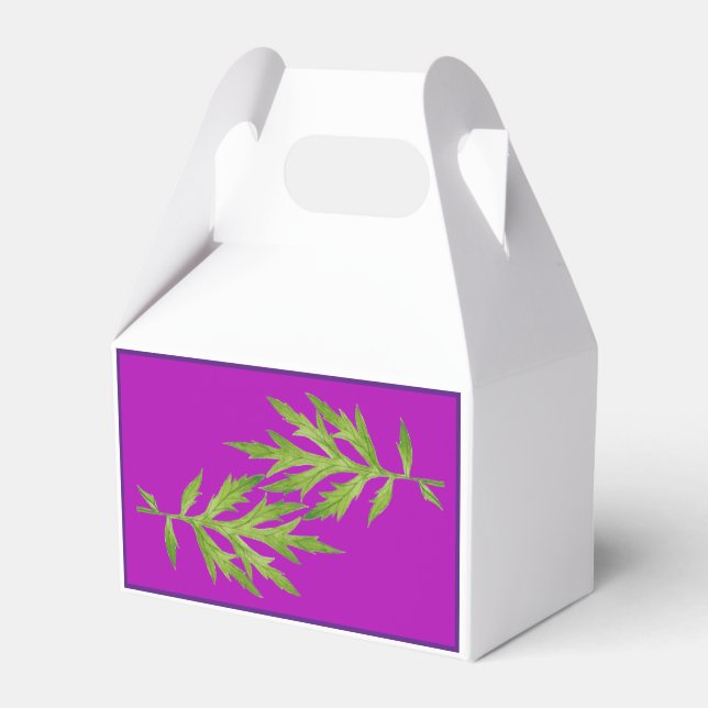 Vild Löv i en favoritruta Presentaskar (Framsidan Sidan)