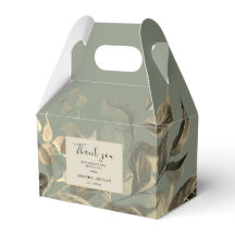 Vild Löv Sage Grönt Blommigt Bröllop