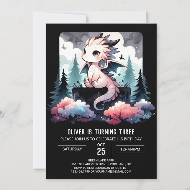 Vild Mall Dragon Birthday (Framsida)