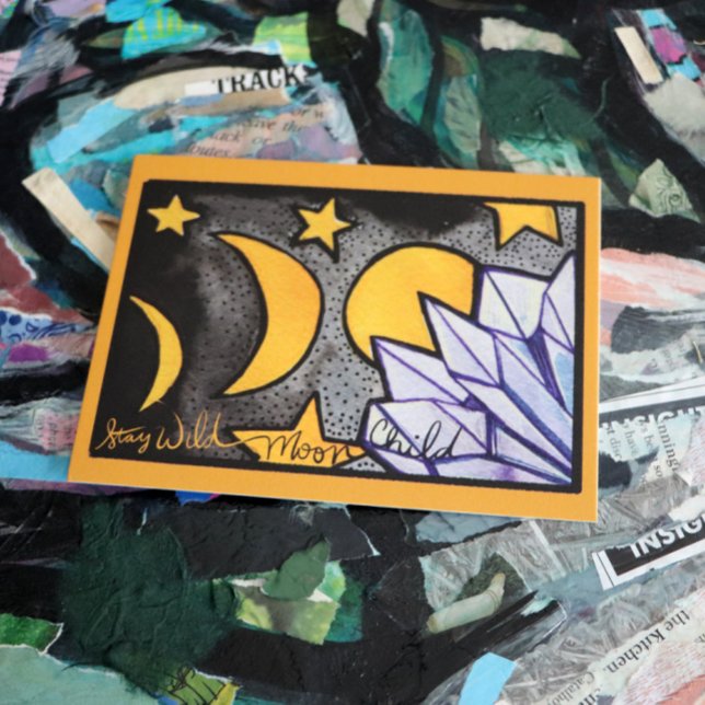 Vild Månebarnet månfaser Vykort (Skapare uppladdad)