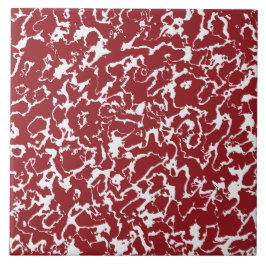 Vild Marble 4 - Rött päron vin och vitt Kakelplatta