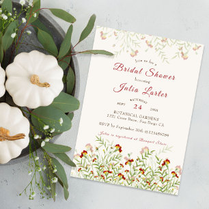 Vild Marigold Flowers Foliage Möhippa Inbjudningar