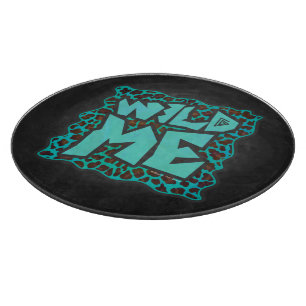 Vild Me Brown och Teal Leopard Design