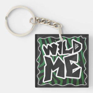 Vild Me-Grönt och svart Zebra mönstrad