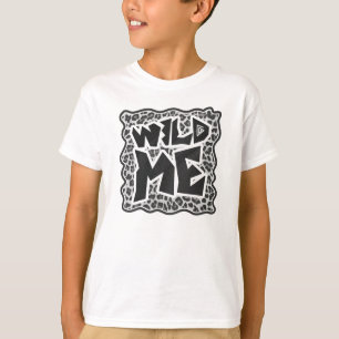 Vild Me Leopard White and Black Tee Shirt