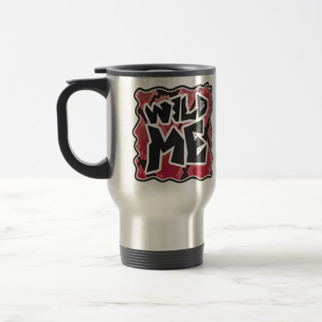 Vild Me Snake Black and Red Print Resemugg (Vänster)