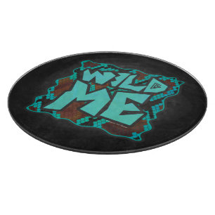 Vild Me Snake Brown och Teal Print