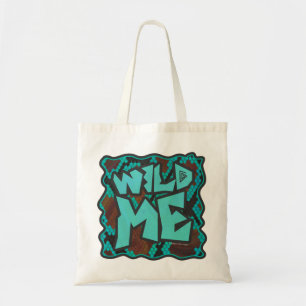 Vild Me Snake Brown och Teal Print Tygkasse
