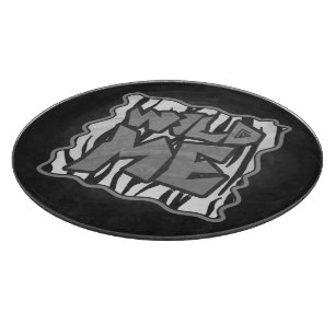 Vild Me Tiger Black and White Print