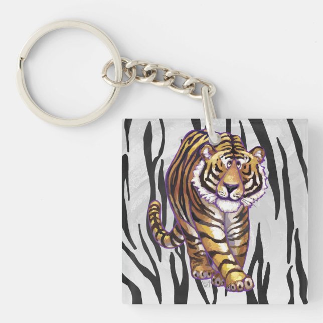 Vild Me Tiger Black and White Print (Framsidan)