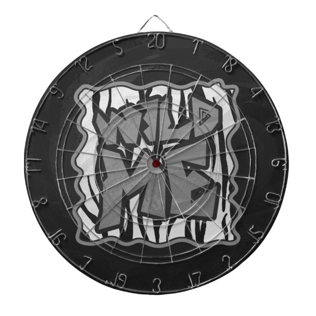 Vild Me Tiger Black and White Print Piltavla (Framsidan)