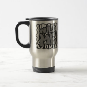 Vild Me Tiger Black and White Print Resemugg