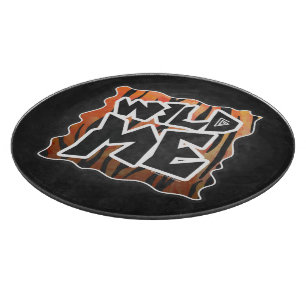 Vild Me Tiger Hett orange och svart utskrift